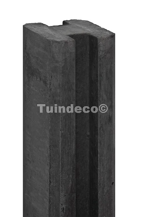 Concrete post - Trench post Anthracite 10x10 cm. ( system Eems ).