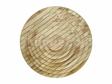 Ronde vlonder 17mm - Geimpregneerd Grenen.