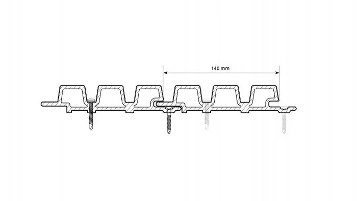 Fiberdeck WEO35 Gardenwall Light Grey 33x170mm