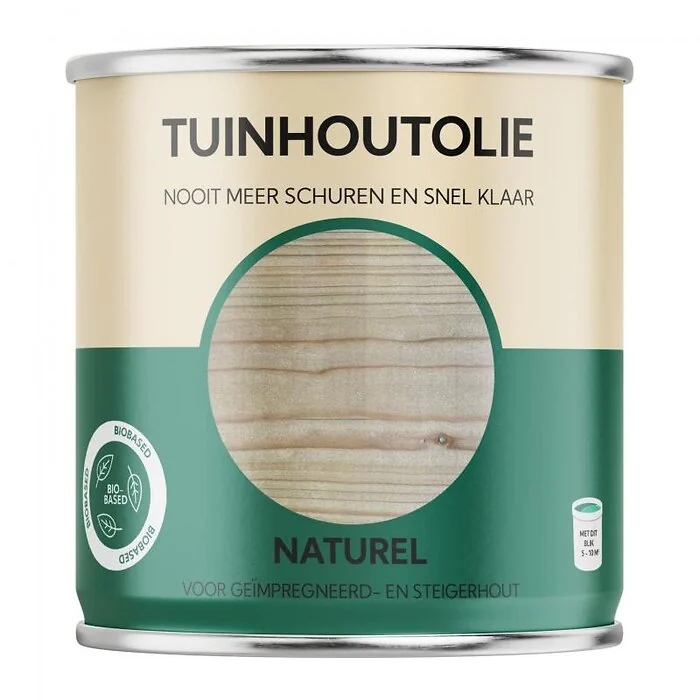 Bio-Based Olie. Tuinhoutolie. Naturel. 750ML
