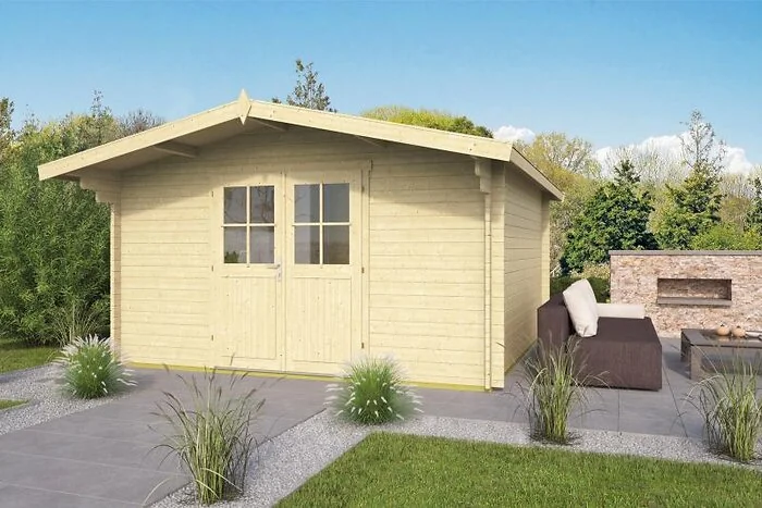 Log cabin - garden house Torrent 400 x 400cm