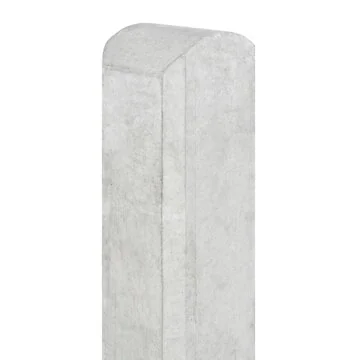 Berton©-paal glad Waal met ronde kop Tussen Wit/Grijs 10x10x180