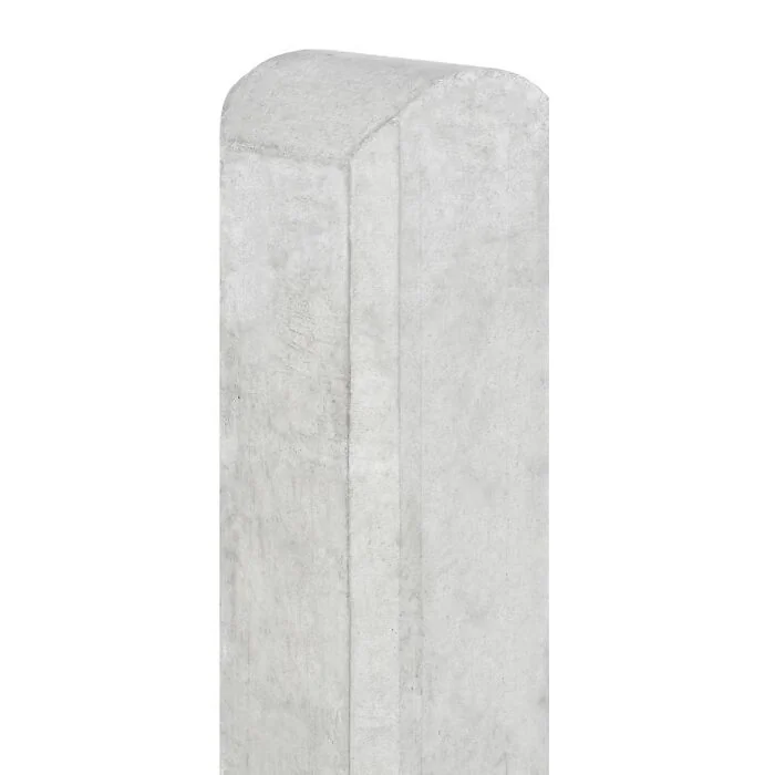 BertonÂ©-post smooth Waal with round head Intermediate White/Grey 10x10x180