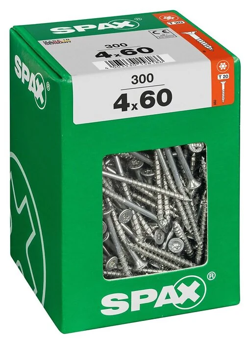 SPAX T-STAR plus WIROX 4x60 XXL 300 stuks