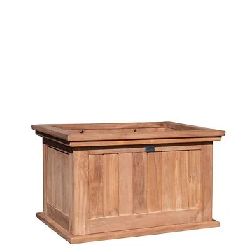 Bloembak Teak Flores Groot. Afmeting L82xB58xH47CM