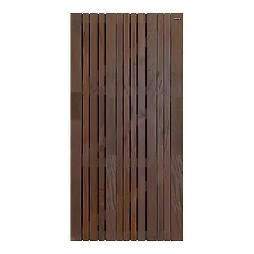 Elephant Tuindeur Stripes Black – Hardhout FSC Bruin/Zwart 100 x 180 cm