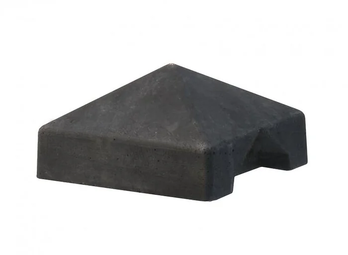 Trench post - Anthracite 11.5x11.5x280 cm. ( system Spaarne ).