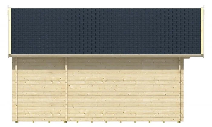 Blockhouse - Garden House Berlin 490x530 plus 70 cm.