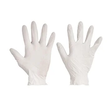 Flocx wegwerphandschoen latex maat l 10st