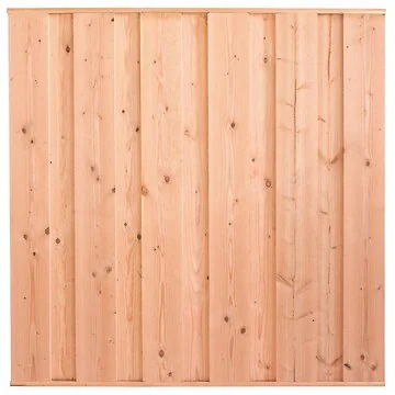Tuinscherm Saarland 180x180 cm – Douglas Fijnbezaagd 11 Planken Dicht