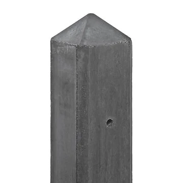 Berton©-paal Geul Eind antraciet, diamantkop Geul 10x10x280
