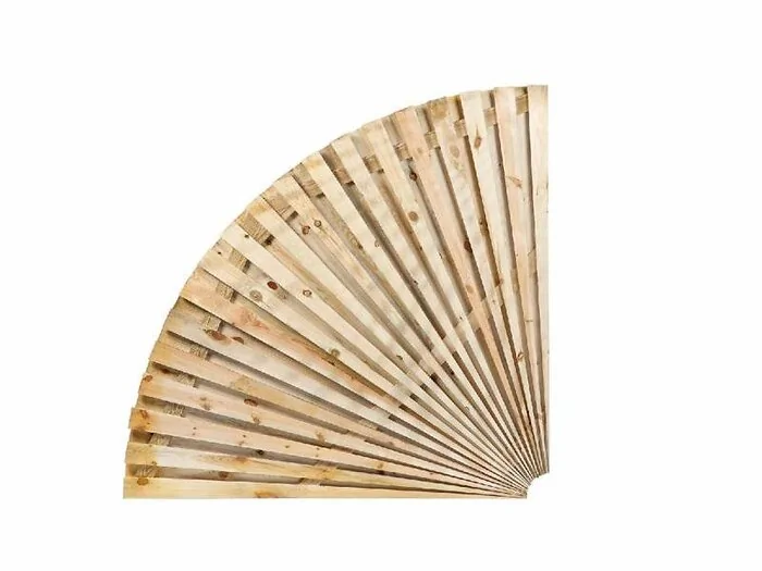 Quarter circle double sided - Impregnated Pine.