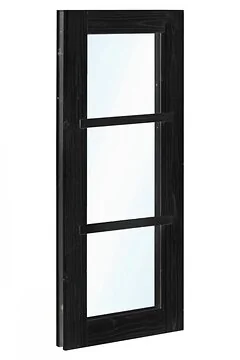 Vastraam Zwart (zijlicht) 45 x 150 cm