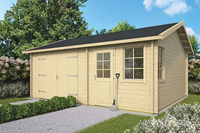 Garage Moa Untreated Spruce 598 x 500cm