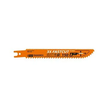 Mandrex 3X Fastcut Reciprozaagblad MRF11B 150mm hoge snelheid (2 st.)