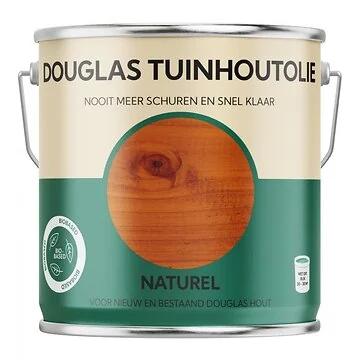 Bio-Based Olie. Douglas Tuinhoutolie. Naturel. 2500ML