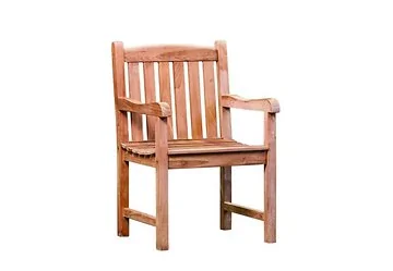 Blokstoel Teak B58xD50xH93 cm.