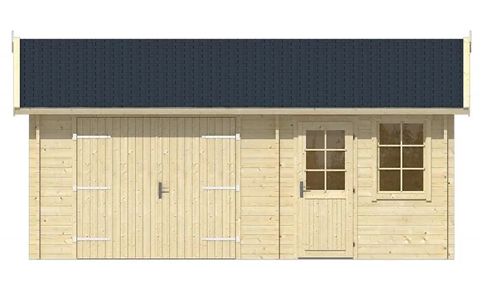 Garage Moa Untreated Spruce 598 x 500cm