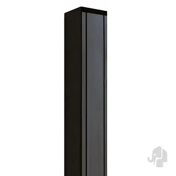 Aluminium Paal Met Houten Kern Antraciet 7x7x272 cm