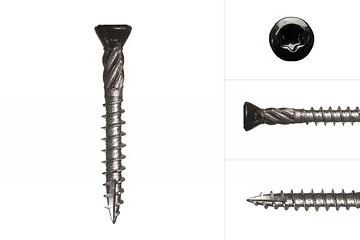 Potdekselschroef Torx RVS Zwart.