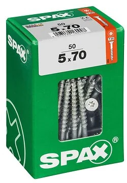SPAX T-STAR plus WIROX 5x70 L 50 stuks
