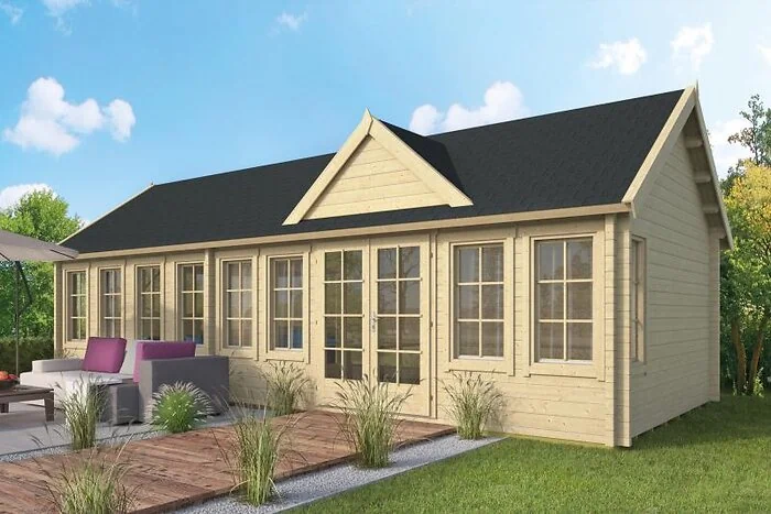 Log cabin - garden house Big Lauren 930x400