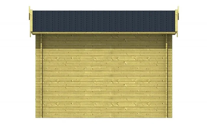 Blokhut - Tuinhuis Juha | 28 mm | vuren groen geïmpregneerd