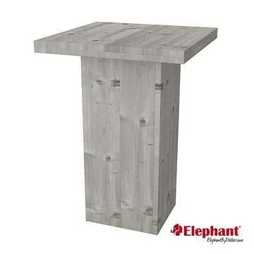 Bouwpakket Vintage Look steigerhout bartafel L80xB80xH110 cm.  