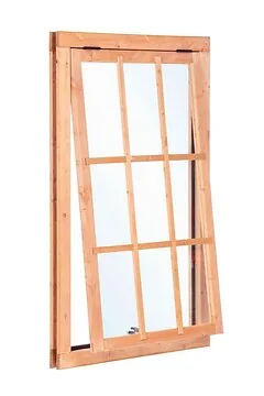 Douglas Uitzetraam 9-Ruits. Afmeting 1000 x 1554MM.