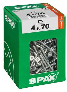 SPAX T-STAR plus WIROX 4,5x70 XXL 175 stuks