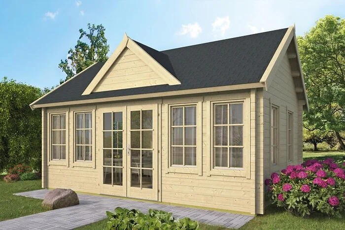 Log cabin - garden house Clockhouse Trevor 550x400