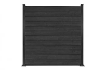 Composiet Stapelplank PuraFence Classic Ebony Black 2 x 16,1 x 182 cm