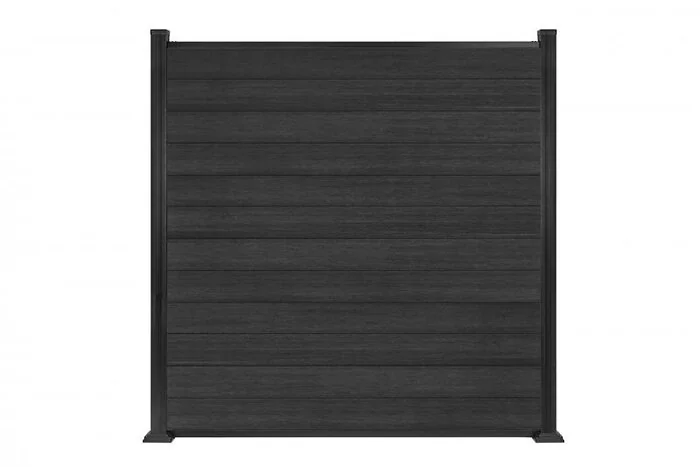 Composiet Stapelplank PuraFence Classic Ebony Black 2 x 16,1 x 182 cm